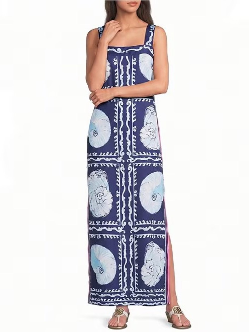NWT Lily Pulitzer Casandra Maxi Dress Navy Floral Print 0 SOLD OUT STYLE